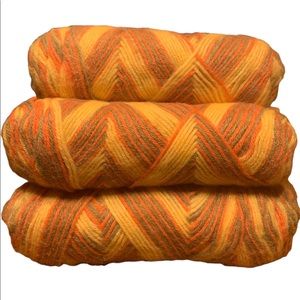 Vintage Caron Yarn Color Autumn Variegated Ombre Fall Crafts
